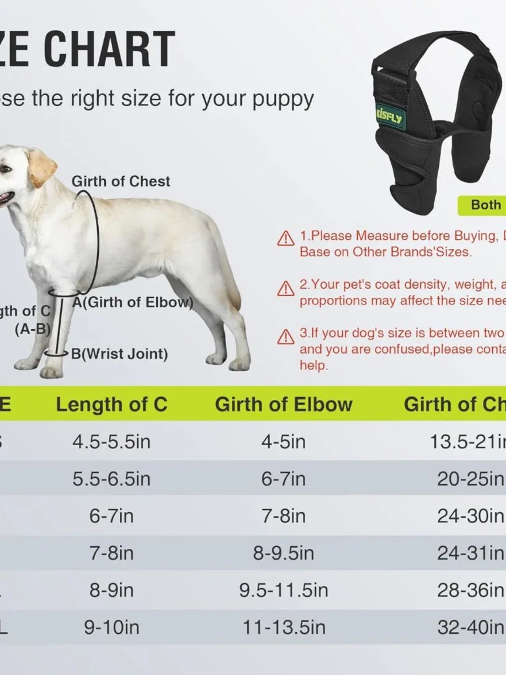 Dog Elbow Brace XXL for Large Dogs, Front Leg Elbow & Shoulder Support for Hygro